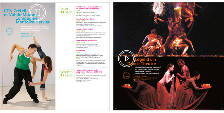 Dossier de presse pour la Biennale de la danse de Lyon 2008