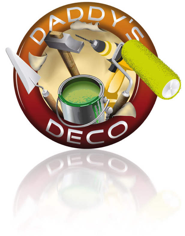 Création du logo pour le site web Daddy's deco