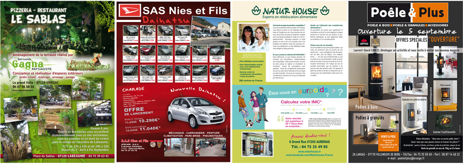 Magazine Ma Bastide - Annonces publicitaires