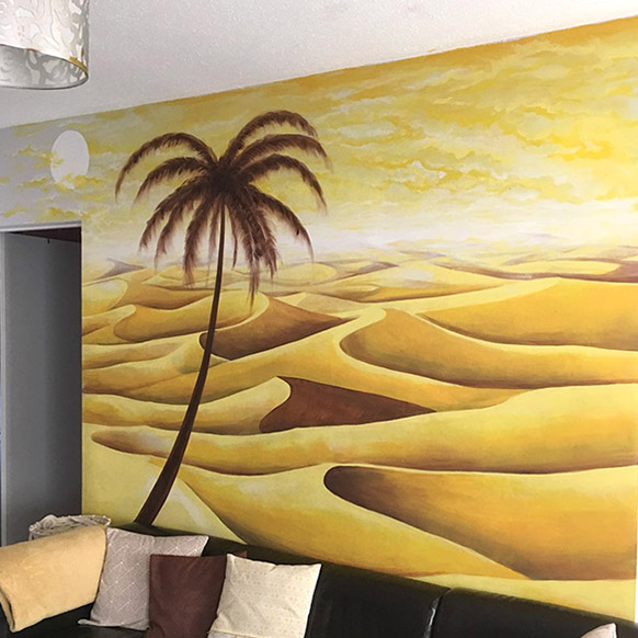 Projets similaires - Peinture en trompe l'oeil - Sahara