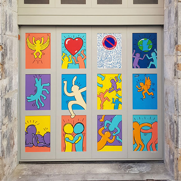 Projets similaires - Peinture pour particuliers - Hommage à Keith Harring