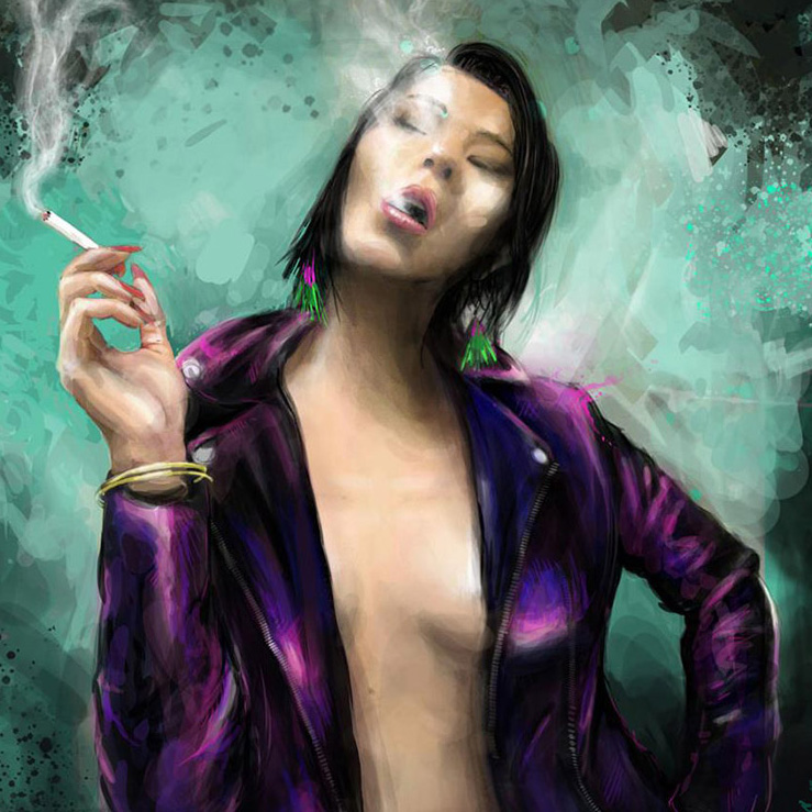 Projets similaires - Smoking kills - Peinture digitale