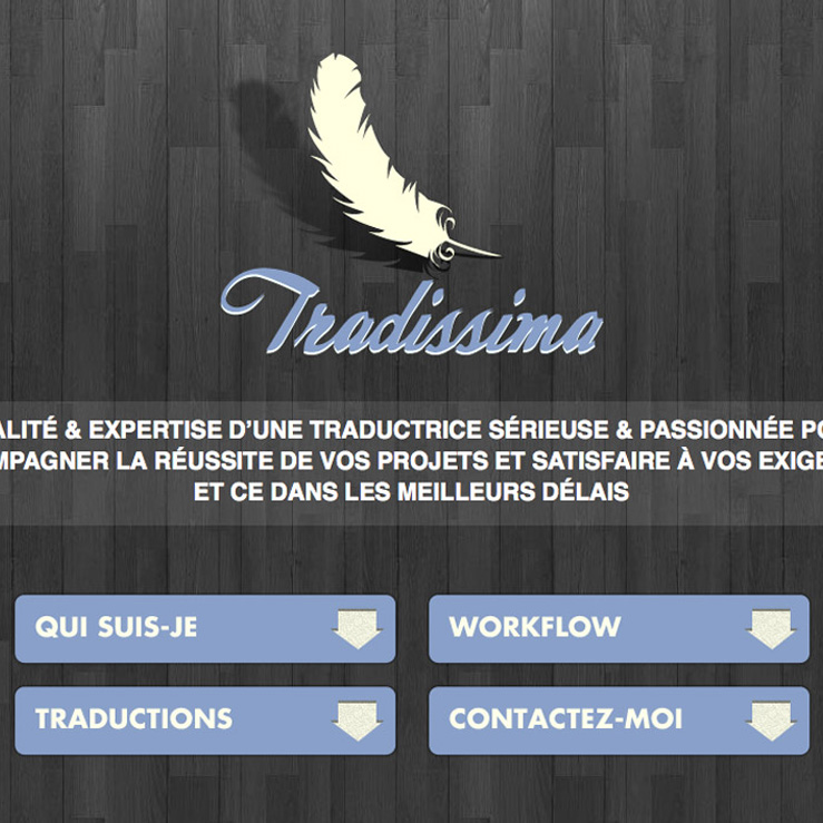 Projets similaires - Développement du site web Tradissima