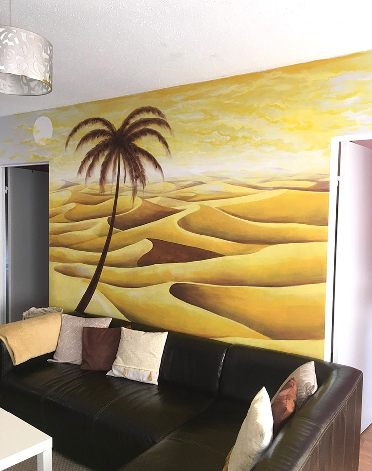 desert en trompe l'oeil