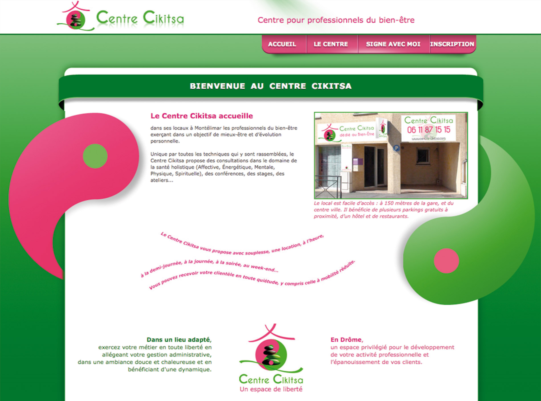 Centre Cikitsa - Développement du site web