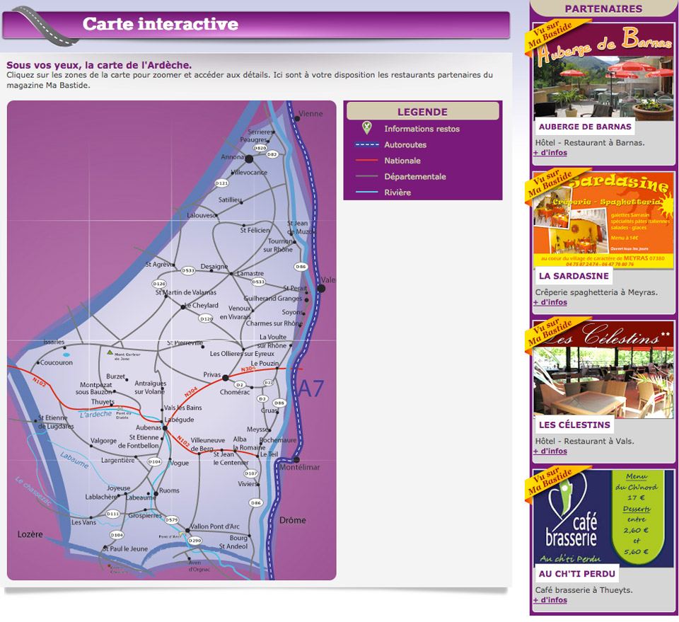 Répertoire web - La Route des Restos